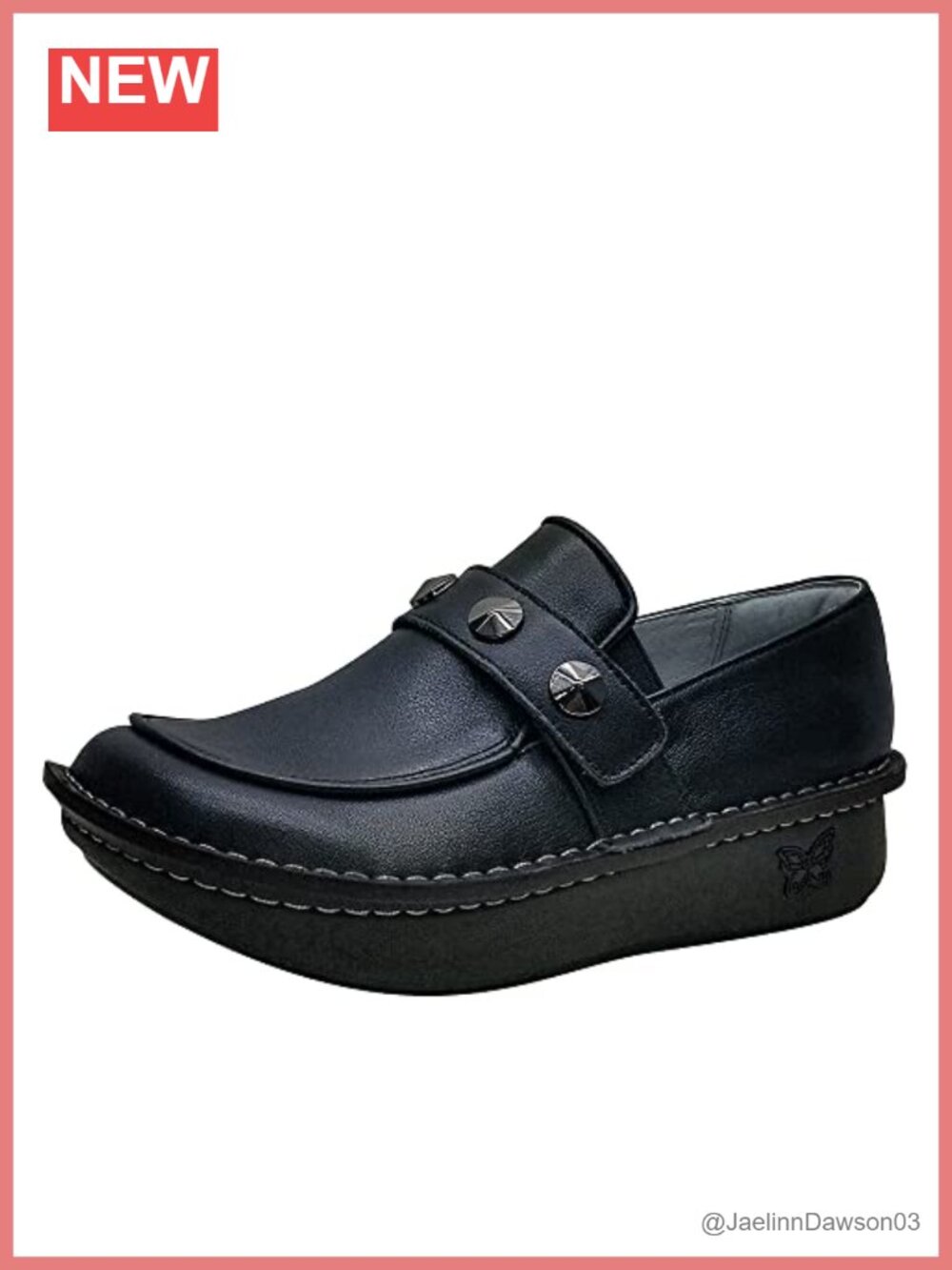 Alegria Women's Ericka Leather Clog - APMA Certified Slip-Resistant Comfort Shoe